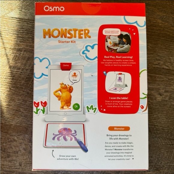 Osmo - Monster Starter Kit for iPad, Ages 4-9, 3 Educational Games - Picture 9 of 12